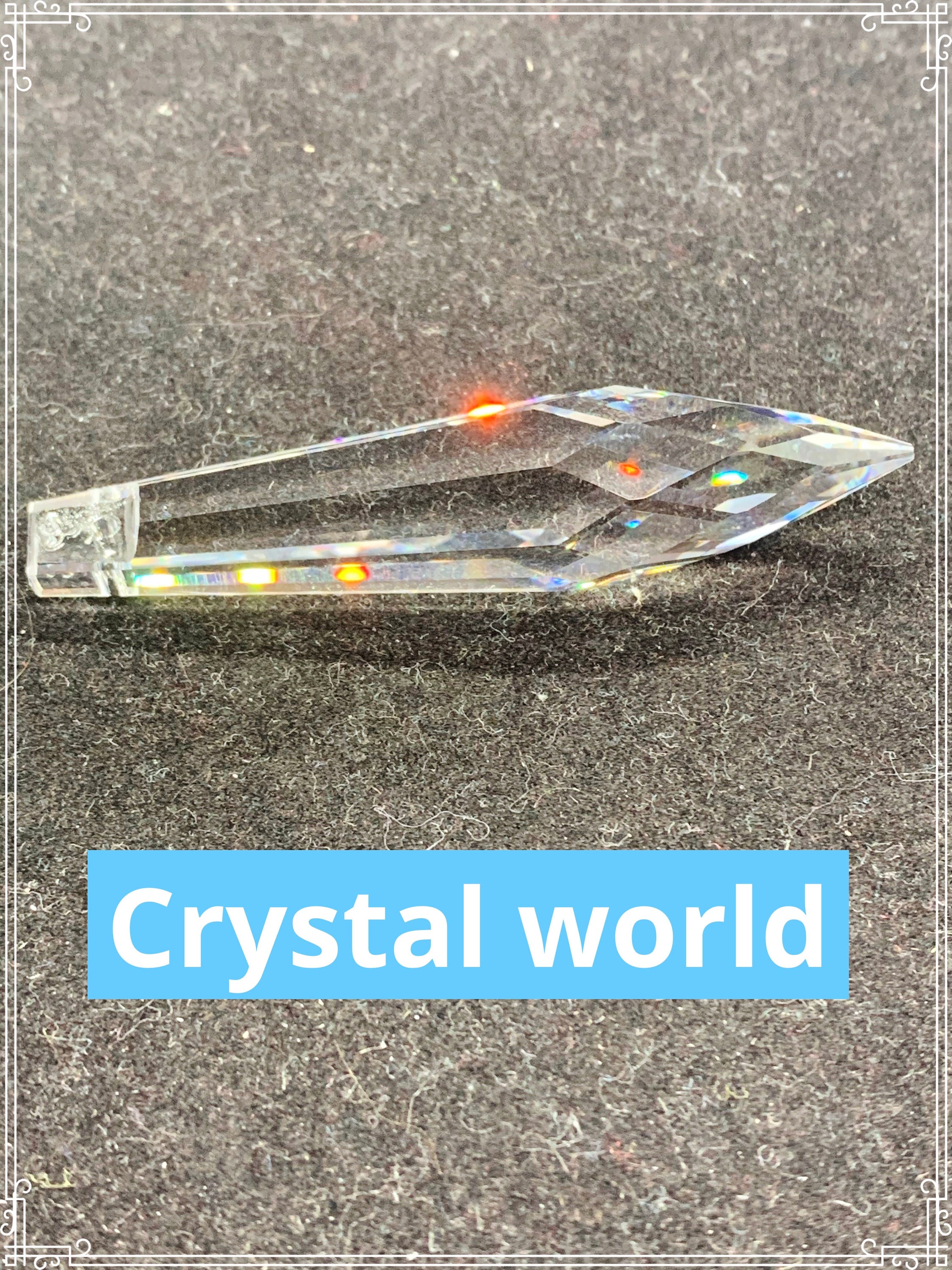 Replacement Prisms Crystal Drops 1 Hole Ornaments Asfour Etsy