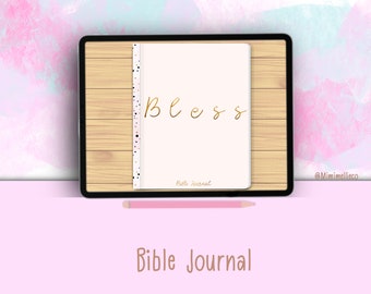 Digital Bible Journal | Digital Bible study journal | Bible Journal For GoodNotes | GoodNotes bible Journal | Digital GoodNotes Notebook