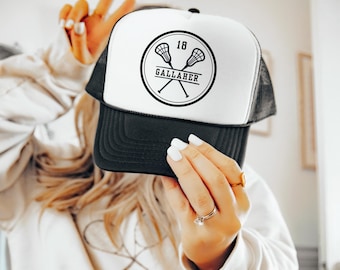Personalized Lacrosse Mom Cap Team Gift For Player Custom Design Sport Headwear For Game Day Accessory For Coach Gift Idea For Team Sport