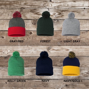 Goalie Mom Winter Beanie Custom Cable Knit Hat Warm Ice Rink Essential Hockey Parent Support Team Spirit Wear Faux Fur Pom Design Cold Weather Sports Gear Perfect Game Day Accessory Personalized Athletic Style Team Pride Collection