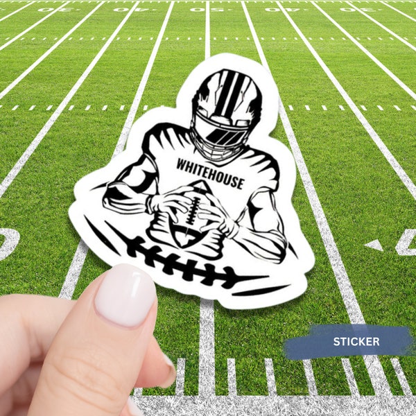 Calcomanía de jugador de fútbol, diseño personalizado, calcomanía de vinilo resistente al agua, accesorio del equipo, decoración para coche, regalo de fútbol, número de jugador, vinilo personalizado