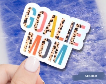 Hockey Sticker, Ice Hockey Goalie, Hockey Goalie Mom, Ice Hockey Sticker, Goalie Gift, Goalie, Hockey Jersey, Hockey Player, Sport Team Name