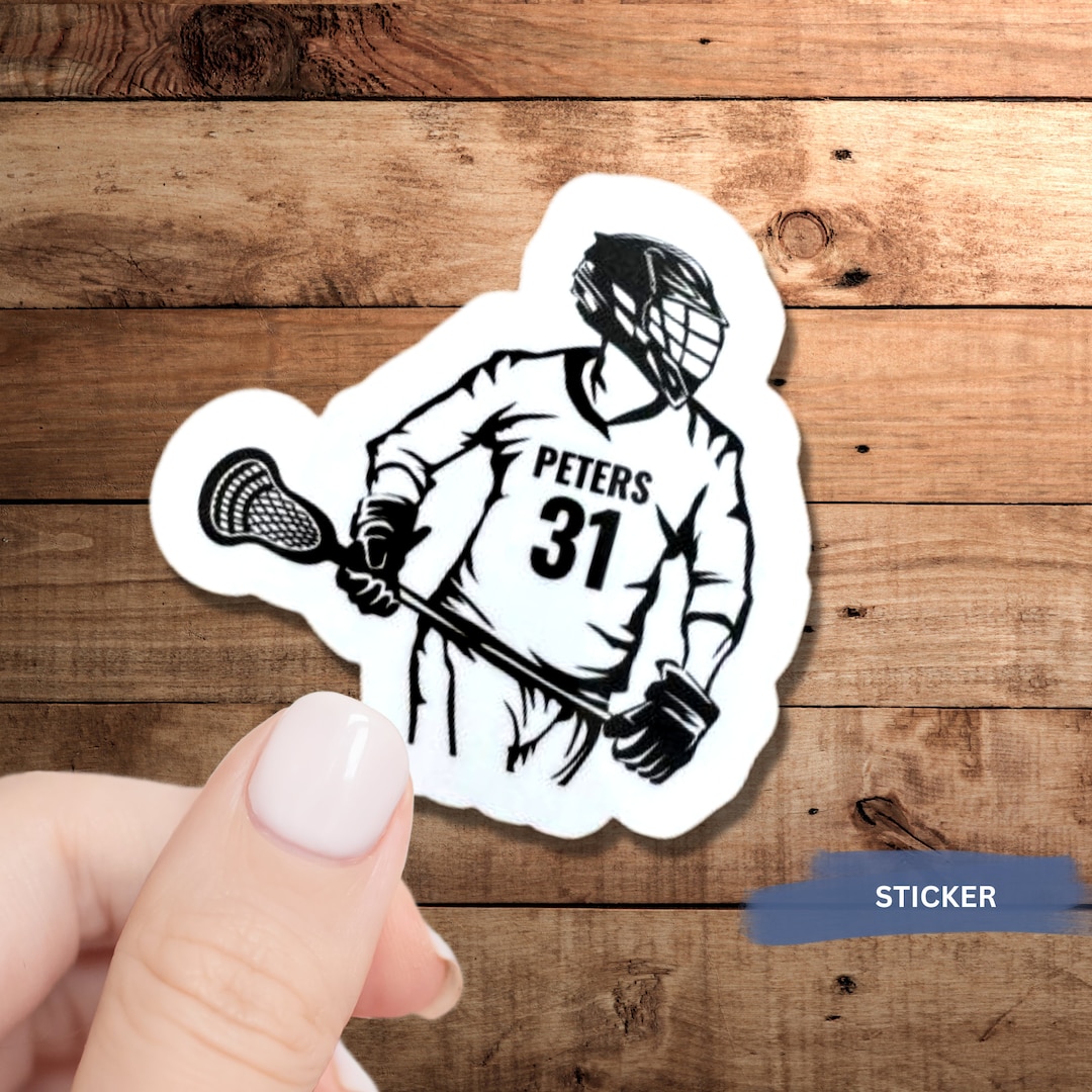 Custom Lacrosse Stickers, Personalized Lacrosse Stickers, Lacrosse Team