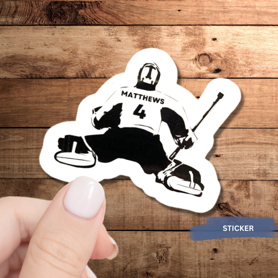 Custom Hockey Goalie Stickers, Personalized Hockey Goalie Stickers