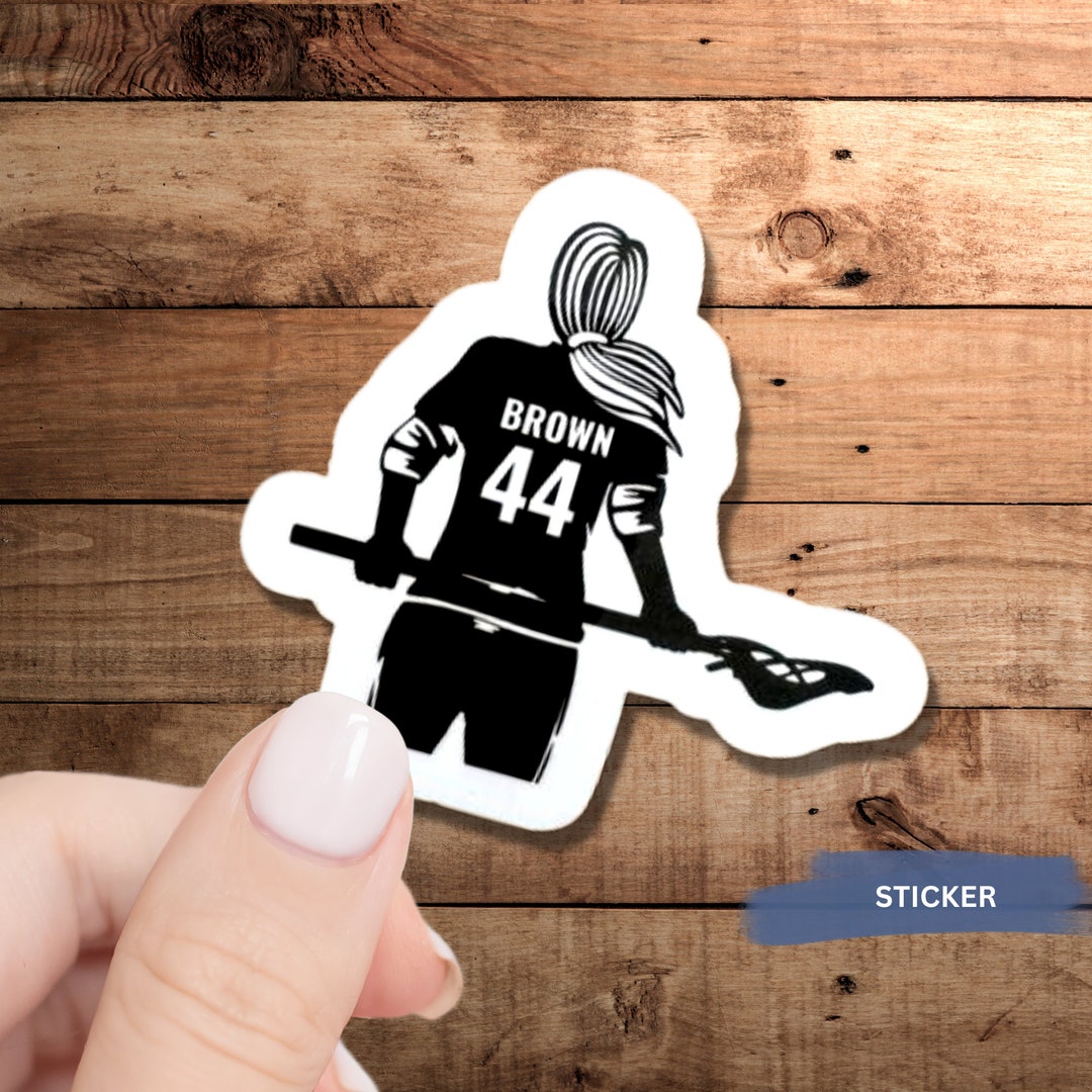 Custom Lacrosse Stickers, Personalized Lacrosse Stickers, Lacrosse Team