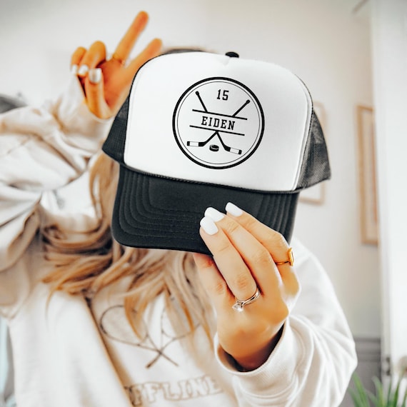 Custom Hockey Mom Hat: Personalized Team Gear, Hockey Fan Gift