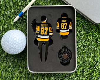 Sidney Crosby Golf Divot Tool Package | Cadeau parfait pour les amateurs de golf