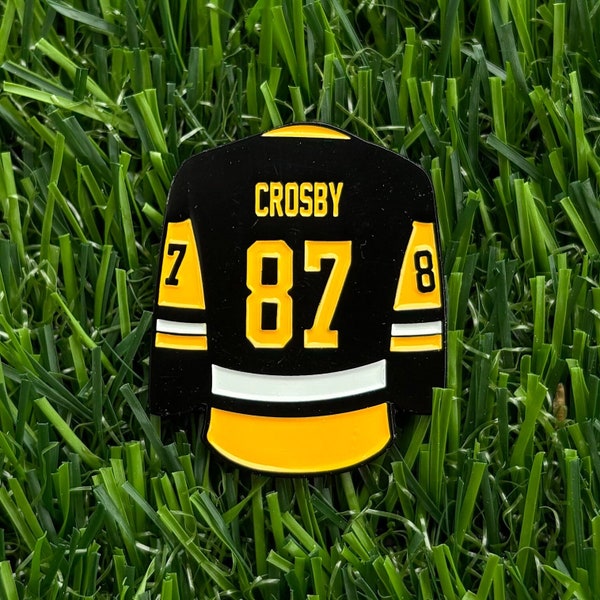 Hockey Sidney Crosby Golf Marker Accessory | Number 87 Golf Ball Markers | Father's Day Gift for Dad | Premium Gifts for Golf Lovers