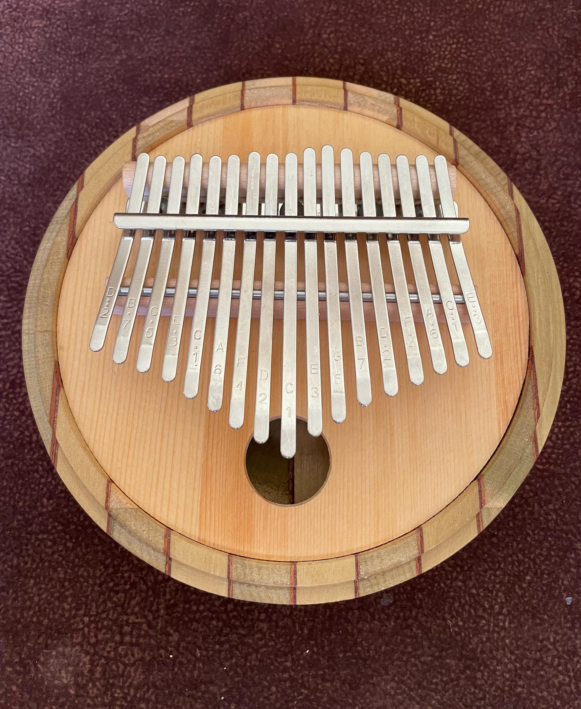 17 note Kalimba (thumb piano) with lid