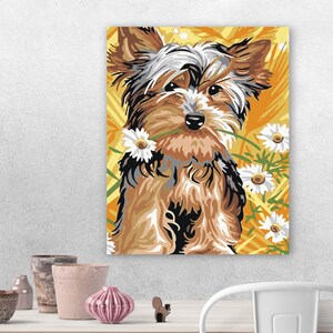 Yorkie paint by numbers cheap