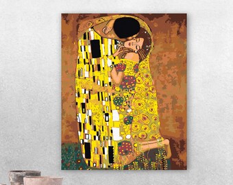 DIY Oil Painting by Numbers Frameless Paint On Canvas Wall Pictures for Living Room Wall Art Home Decor Klimt - Mrs. Bauer ARTH-Klimt