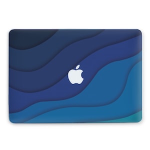 Blue Wave Aesthetic Artwork MacBook Hard Case MacBook Pro 13 14 16 Case MacBook Air 11 13 2018-2020 12 Pro Ret 13 2019 Pro 15 13 Case PC0632