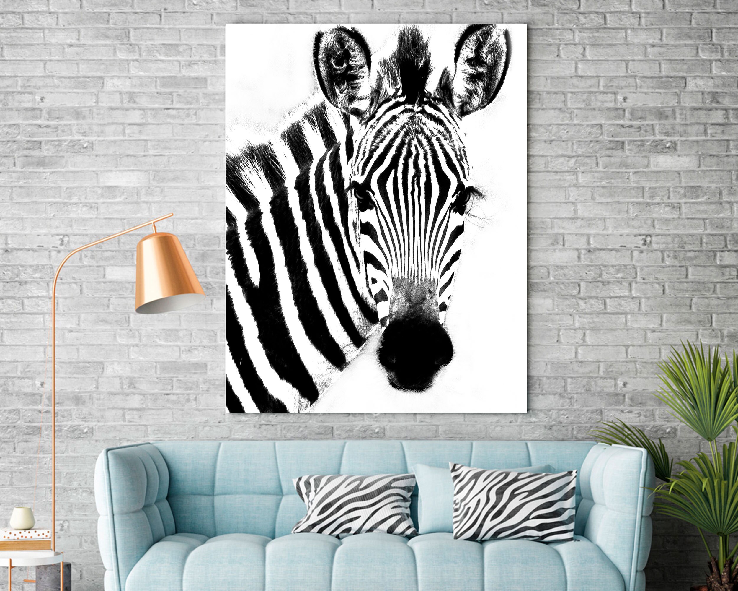 WATERCOLOR Zebra, Baby Zebra Nursery Wall Art, PRINTABLE, Zebra Baby