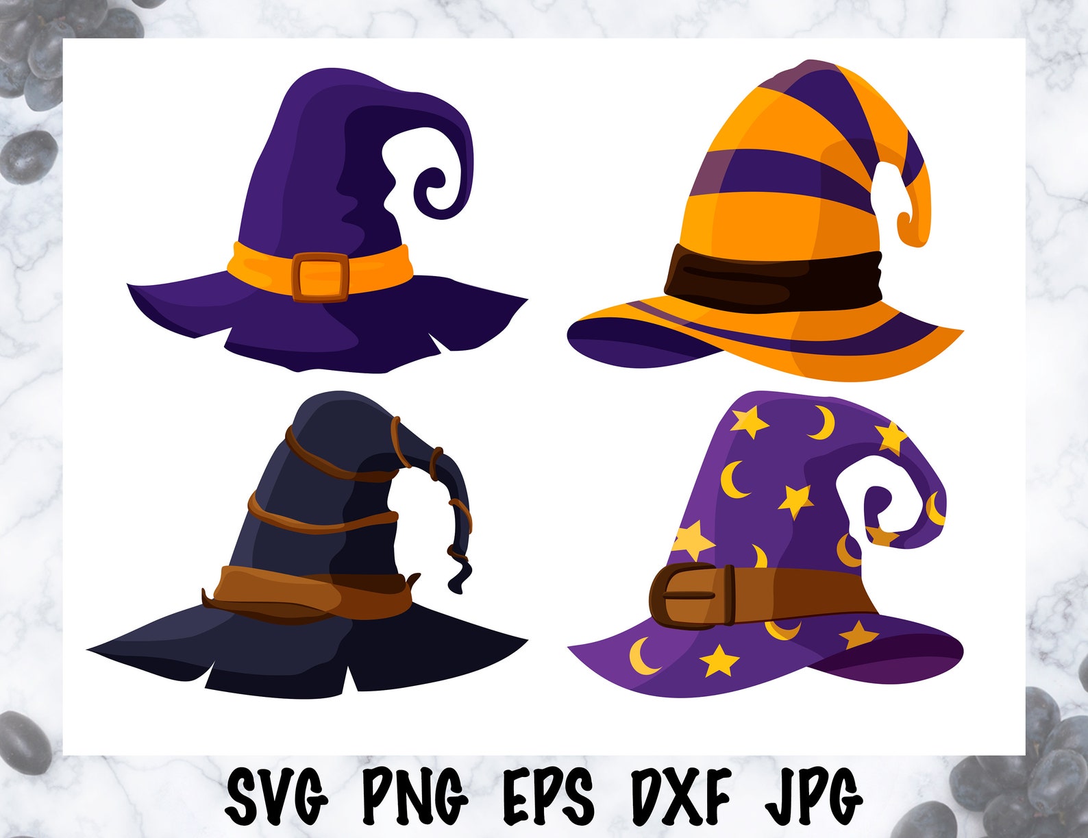 Halloween SVG Witch’s Hat SVG File Halloween Hat SVG | Etsy