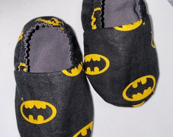 batman baby booties