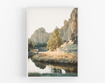 Smith Rock State Park | Oregon | Printable Wall Art | Film Photography | Downloadable Wall Art