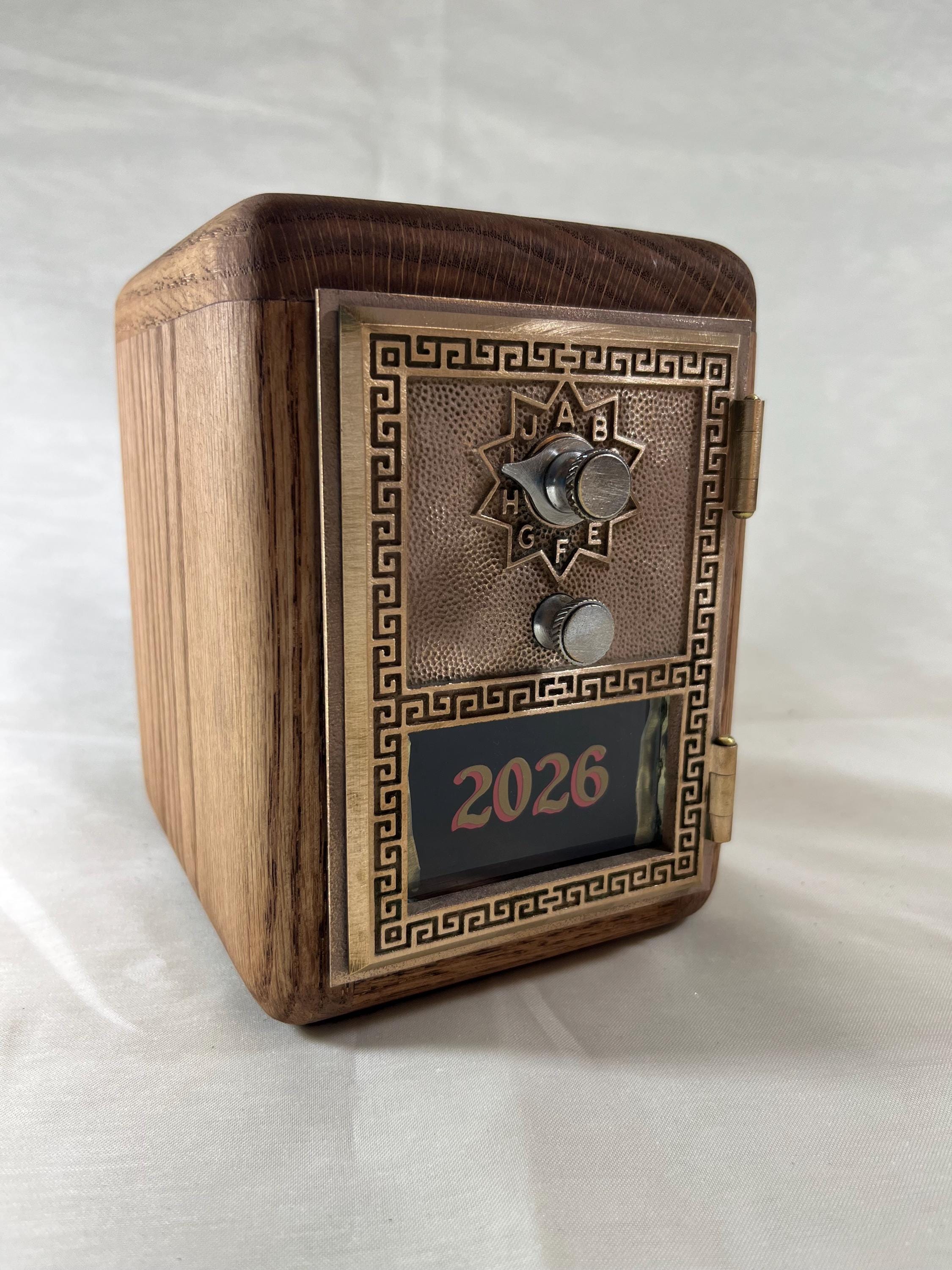 Vintage Oak Post Office Box Bank - Etsy