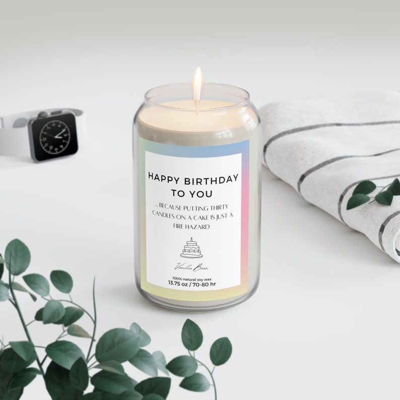 Happy Birthday Personalized Custom Candle 13.75oz - Etsy