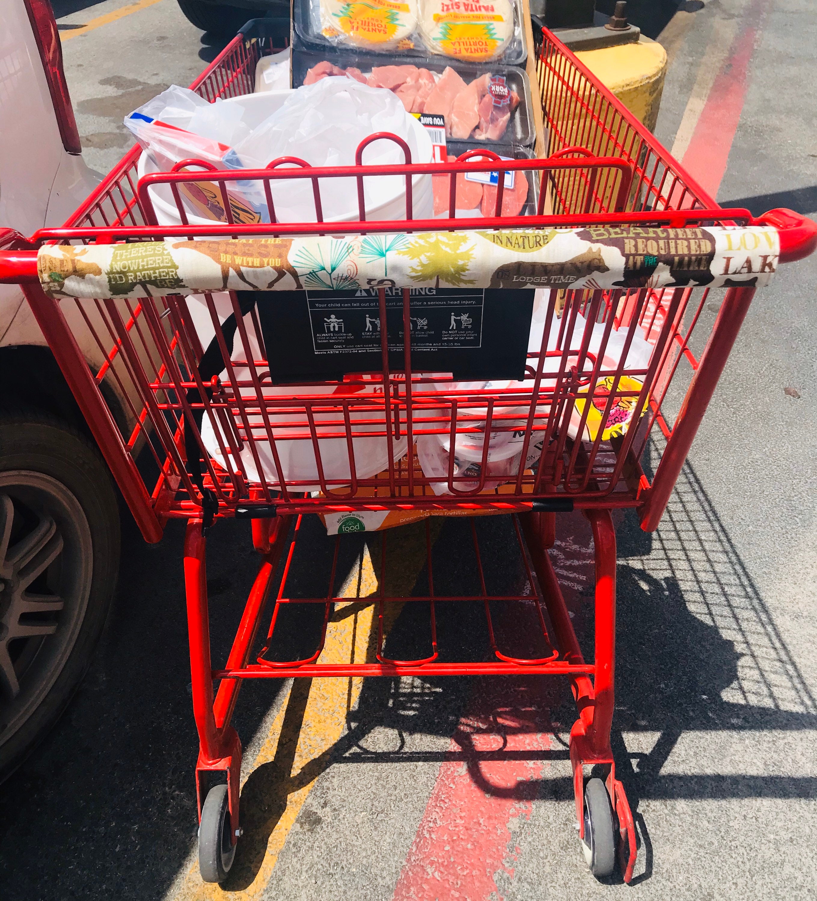 Shopping cart handle cart cover Etsy