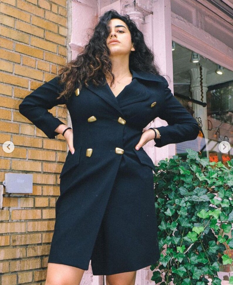 Vintage Tahari Black Blazer Dress