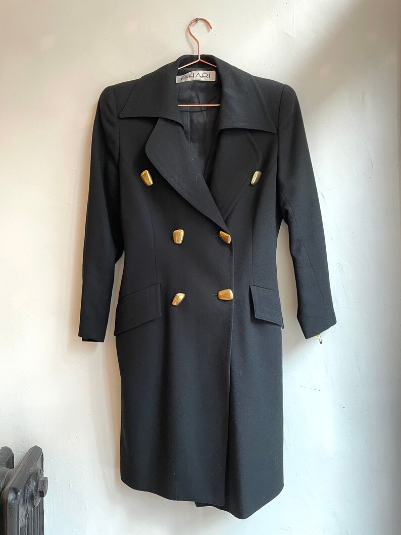 Vintage Tahari Black Blazer Dress
