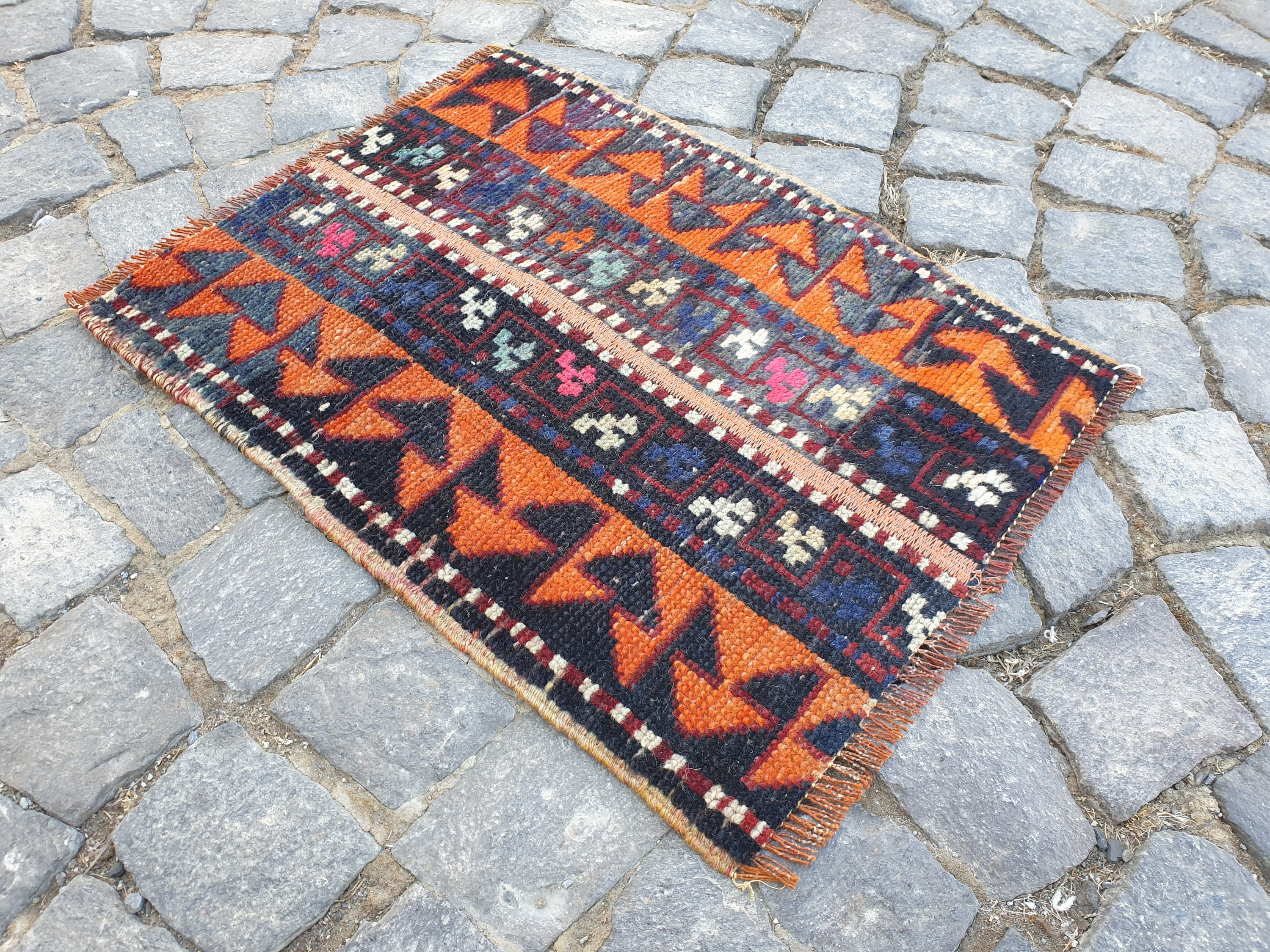 Vintage Türmatte 1'7 x 2'1 ft Türkischer | Etsy