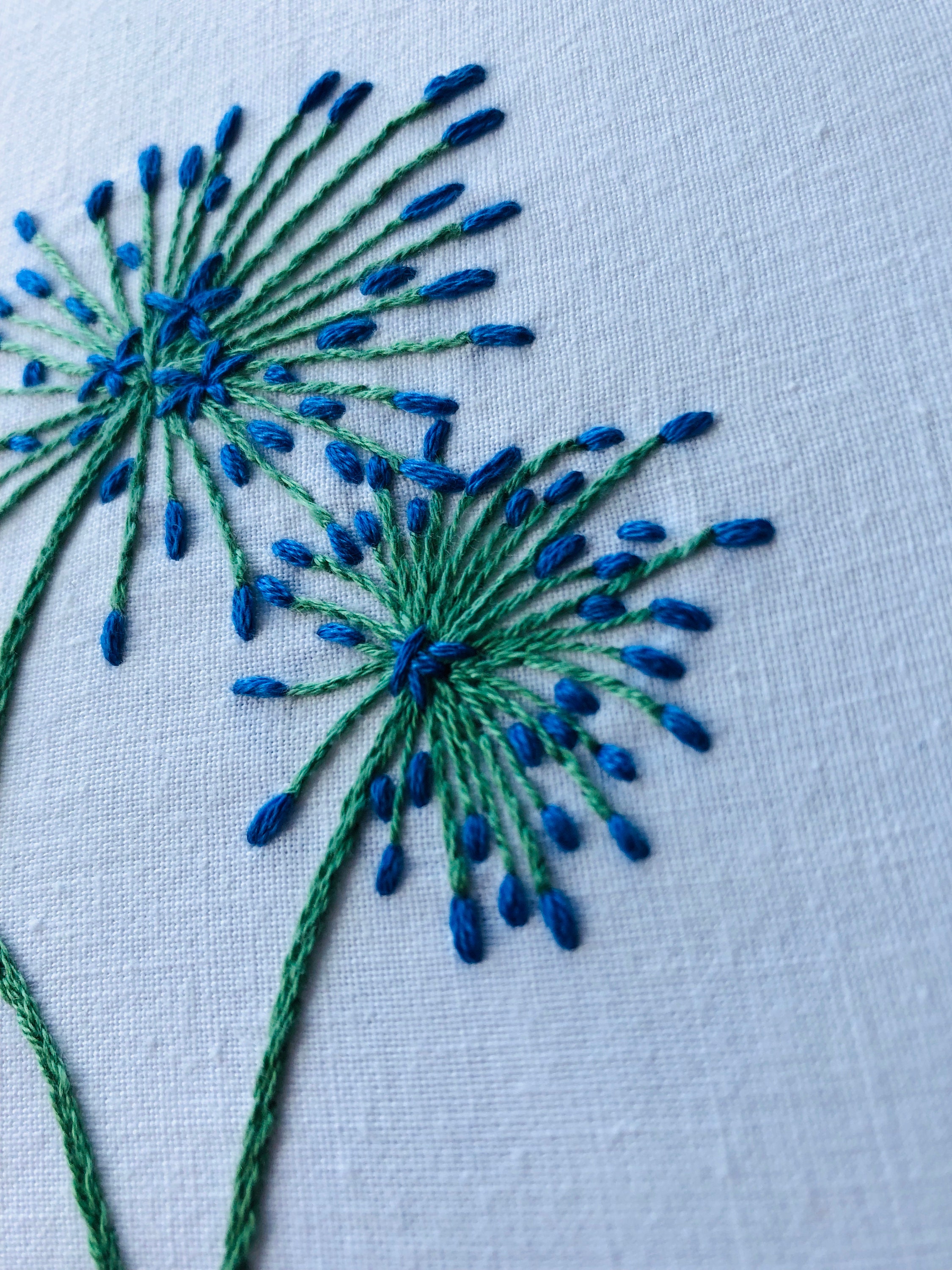 Embroidery Kit Embroidery Kit Flower Broderie Broderie Etsy Canada