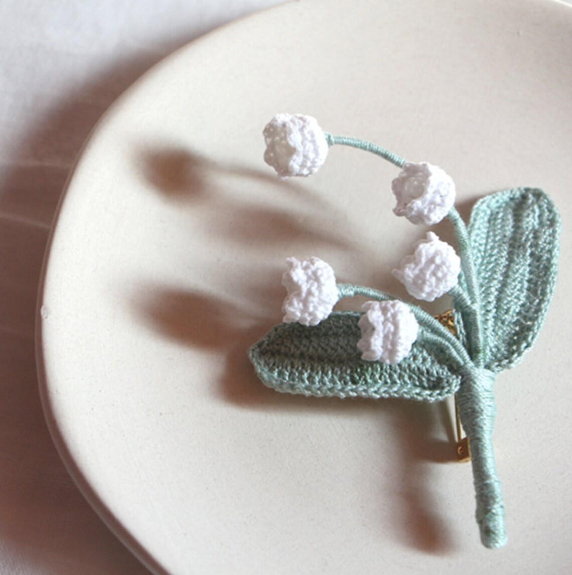 Knitting Flower, Floral Brooch, Handmade,wedding Boutonniere