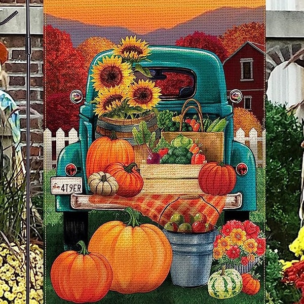 Vintage Truck Garden Decor Etsy