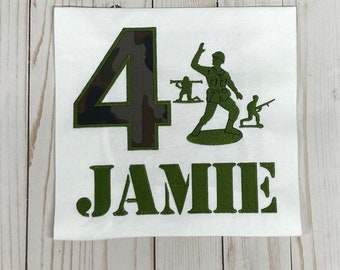 Army Men Birthday Shirt