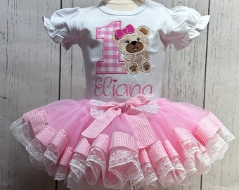 Teddy Bear Birthday Shirt  /Teddy Bear Birthday Outfit