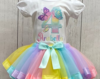 Butterfly Birthday Shirt/ Butterfly Birthday Outfit