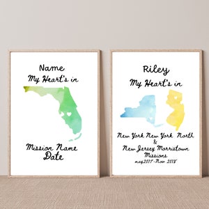 Monogram Watercolor Mission Art