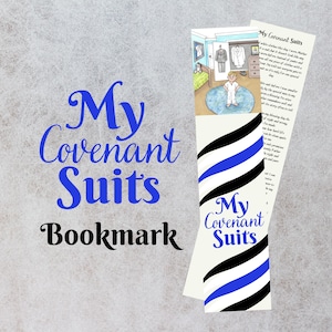 My Covenant Suits Bookmark Baptism Gift