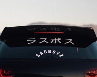 SADBOYZ It Is What It Is Vinyl Decal Sticker Car Window sticker die cut custom colors sadboys phone sticker Truck decal Car decal