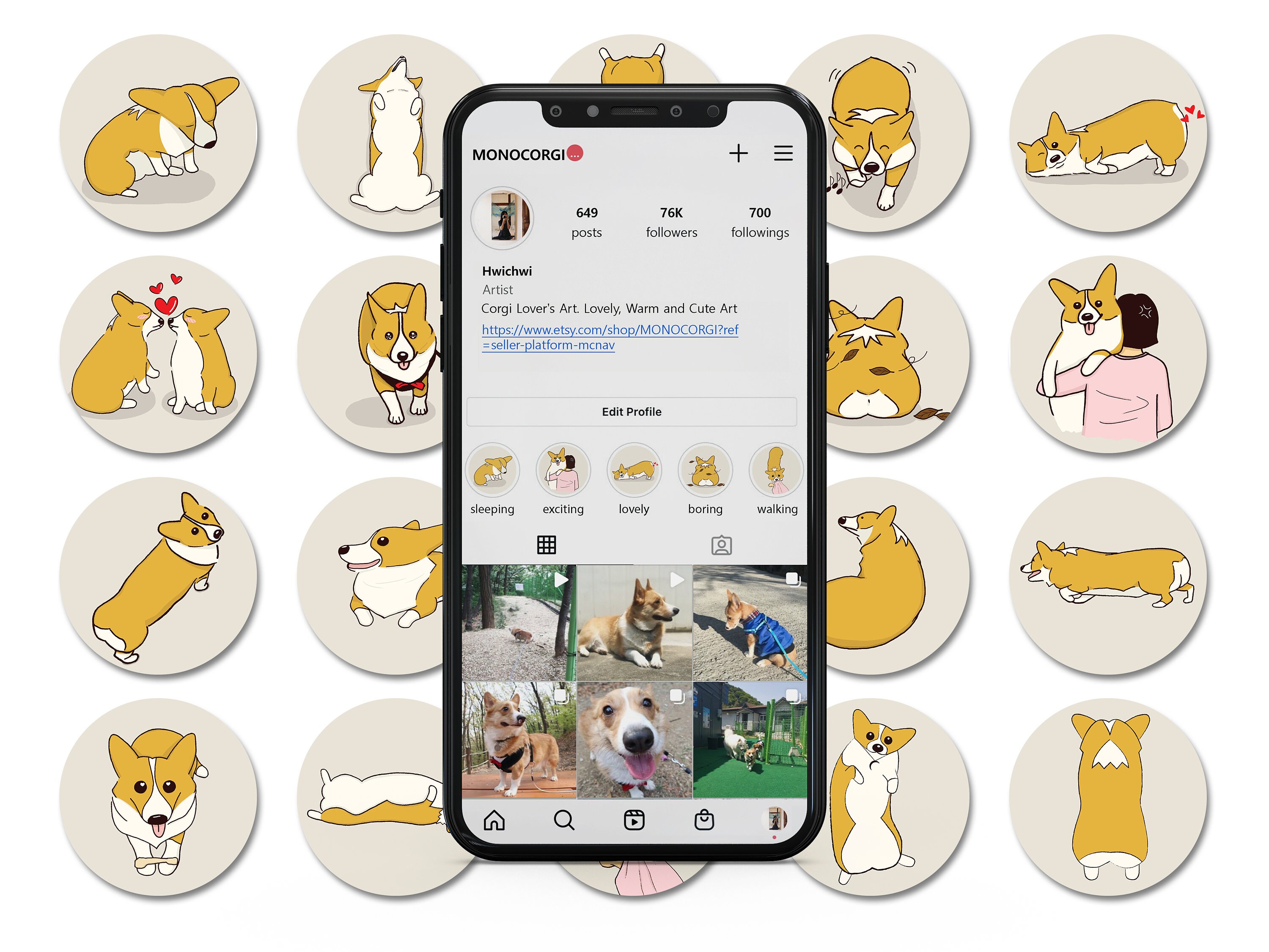 Dog Instagram Story Highlight Covers Instagram Story Etsy