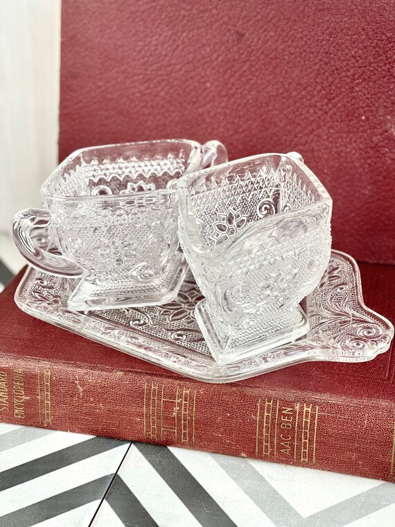 Home & Living Sugar Bowls & Creamers Vintage Indiana Glass Creamer and