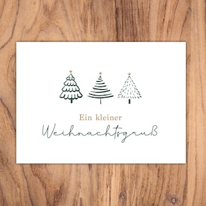 Karte "Ein kleiner Weihnachtsgruß" A6