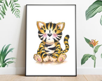 Kinderbild "Tiger", A4