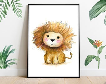 Kinderbild "Löwe", DIN A4