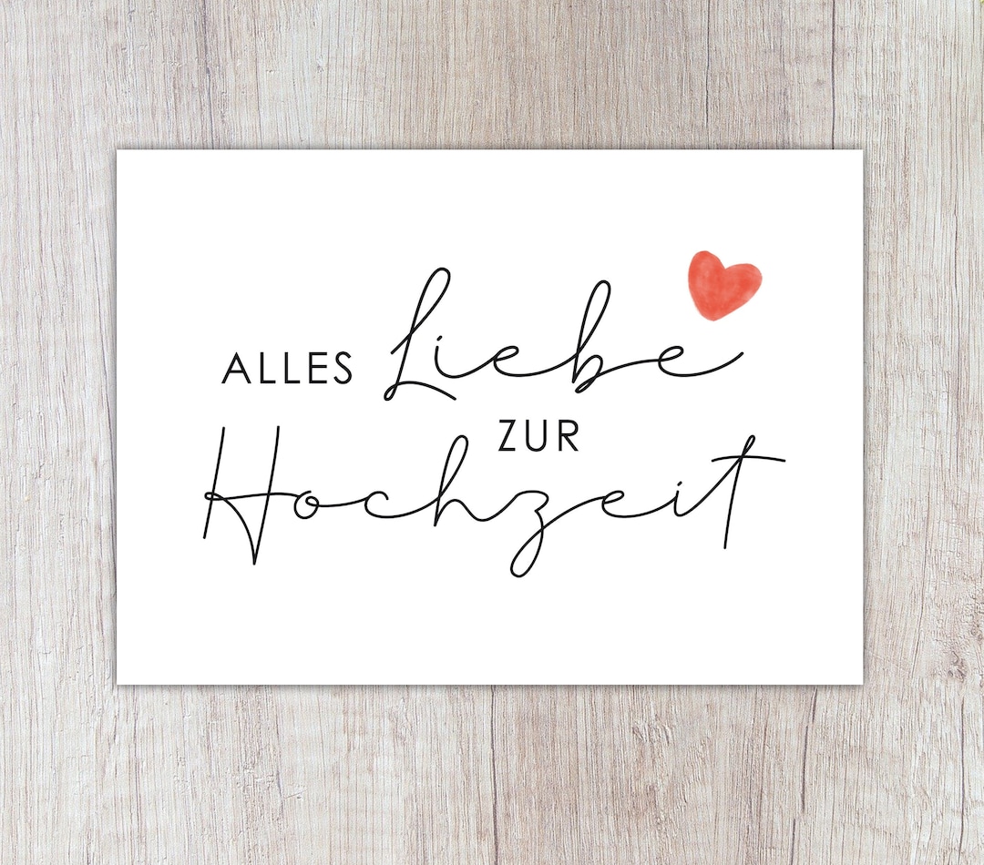 Alles Liebe Zur Hochzeit Bilder