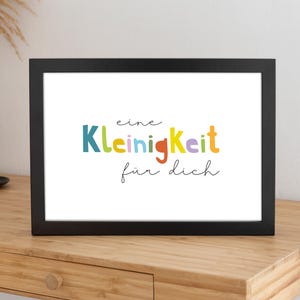 Karte "eine Kleinigkeit für dich" A6