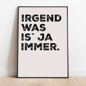 Il y a toujours quelque chose | Impression | Typographie | Téléchargement numérique | Citation humoristique | Décoration murale bohème | Décoration intérieure minimaliste