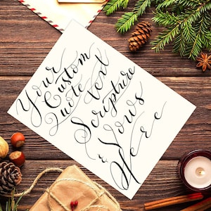 Aangepaste handgeschreven digitaal citaat, zin, geloften, gedicht, songtekst, kunst aan de muur, gepersonaliseerde kunst, zelf afdrukken, kalligrafiekunst, afdrukbaar