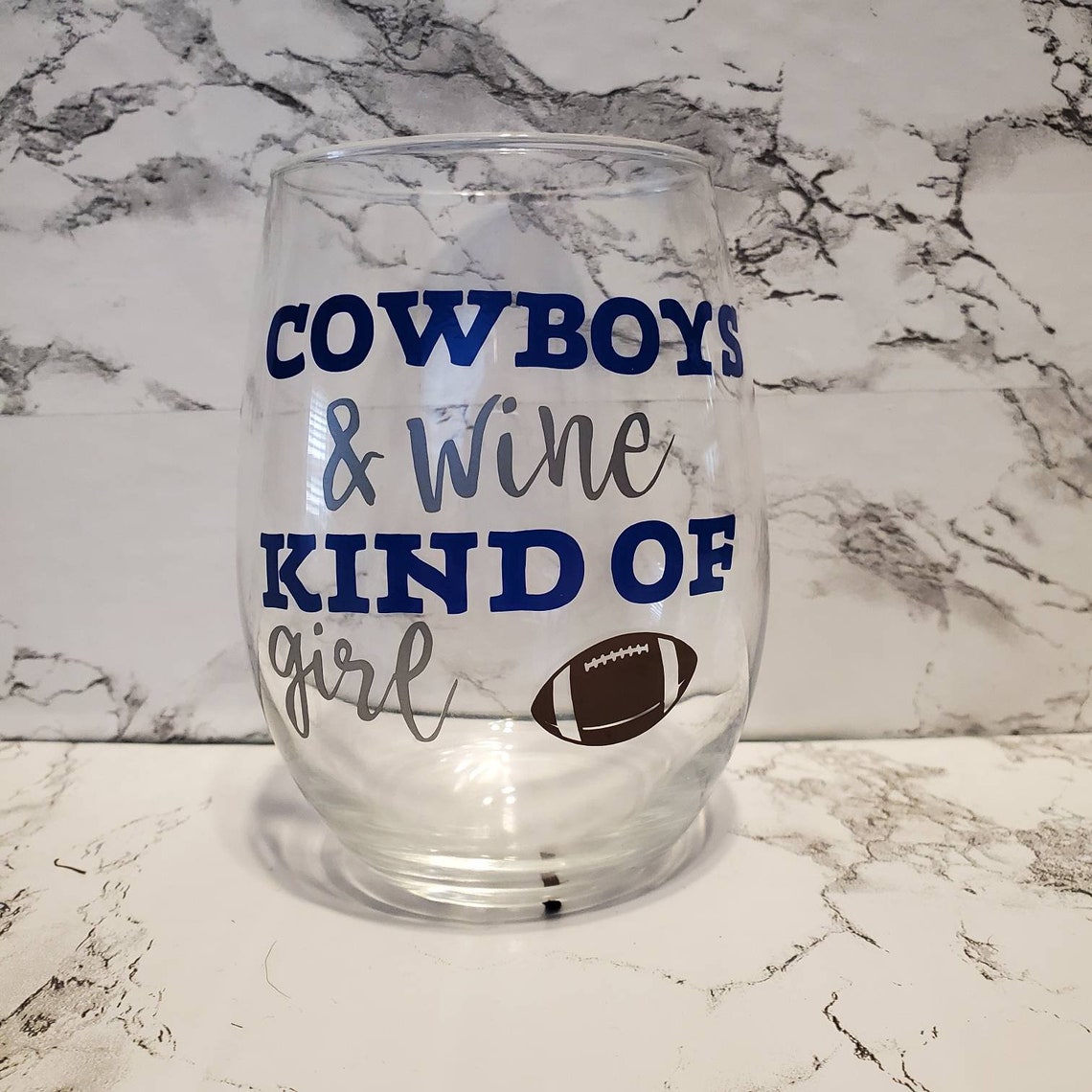 Football Wine Glass ALL TEAMS Football and Wine Kind of Etsy