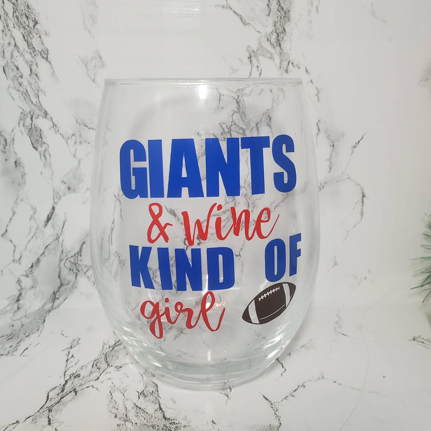 Football Wine Glass ALL TEAMS Football and Wine Kind of Etsy