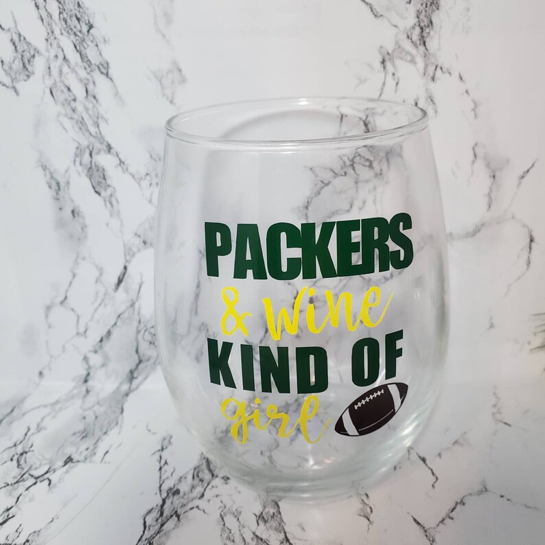 Football Wine Glass ALL TEAMS Football and Wine Kind of Etsy