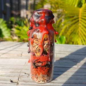 Goddess Lilith Offering Jar, Spell Jar, Deity Offerings, Goddess, Lilith, Dark Goddess, Altar Decor, Lilith Altar, Lilith Offering