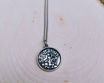 Sagittarius Zodiac Pendant Necklace: Astrology Gift
