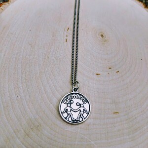Zodiac , Gemini Necklace, Gemini Pendant, Gemini Sign, Gemini Jewelry, Astrology Necklace, Astrological Sign, Gemini Gifts